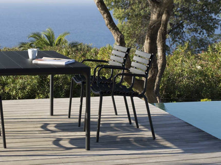 Four garden table | 4 different sizes Black aluminum