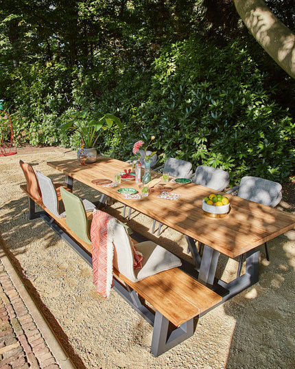 Suns Garden table Ovada | 280 x 100 cm | Matt Royal Gray