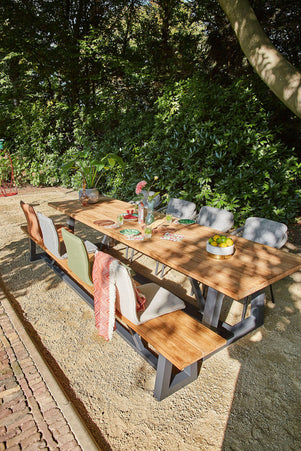 Suns Garden table Ovada | 280 x 100 cm | Matt Royal Gray