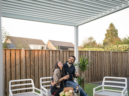 Rota | Terrace covering | Mat White | 300x300x250cm