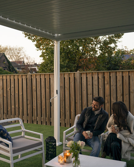 Rota | Terrace covering | Mat Gray | 360x530x250cm