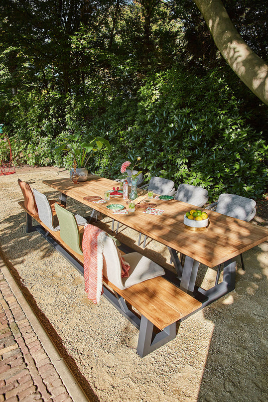 Viëste | Loose garden bench seat