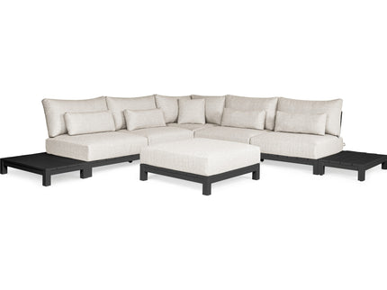 Evora Lounge set | aluminum Small corner setup Setup 1