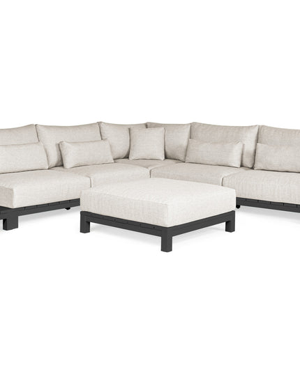 Evora Lounge set | aluminum Small corner setup Setup 1