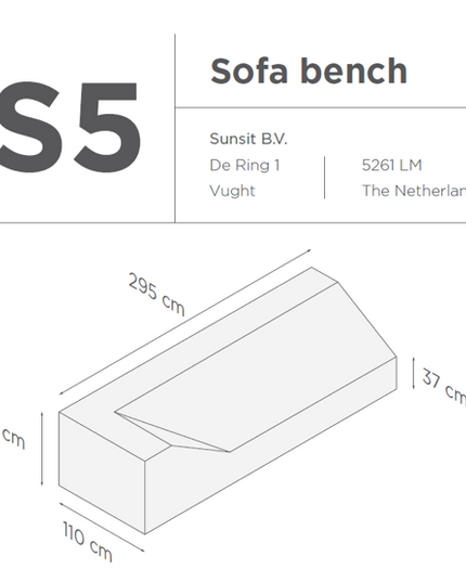 Suns | Protective cover for lounge sofa Gray | S5