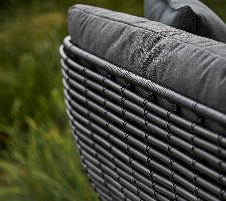 Basket lounge chair | 2 colors incl. pillows