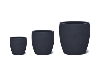 Terra Dome | Color Nero | Plants pots Jardinico | 3 sizes