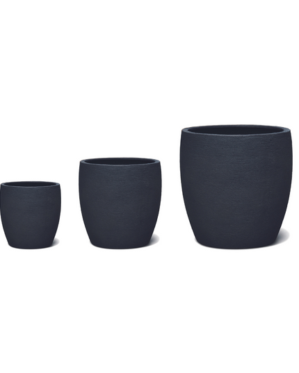 Terra Dome | Color Nero | Plants pots Jardinico | 3 sizes