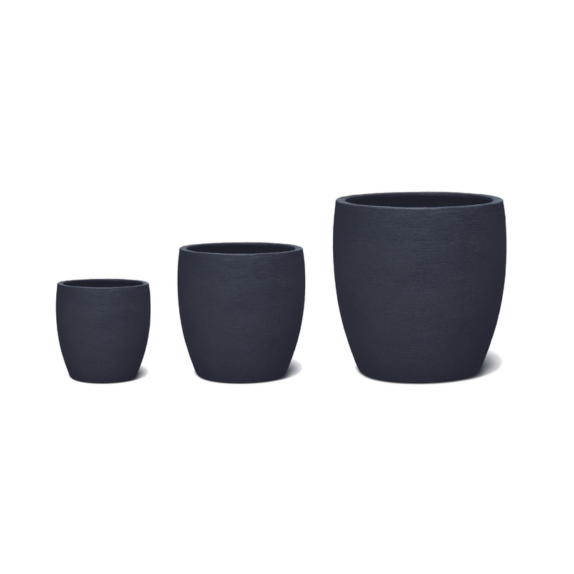 Terra Dome | Color Nero | Plants pots Jardinico | 3 sizes