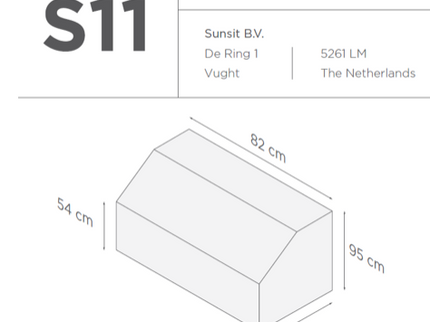 Suns | Protective cover for lounge chair | Gray | S11