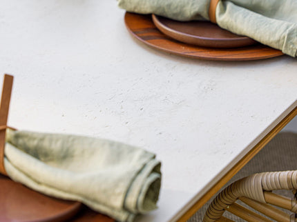 Tuint table 280x100 aspect | Teak - Travertine