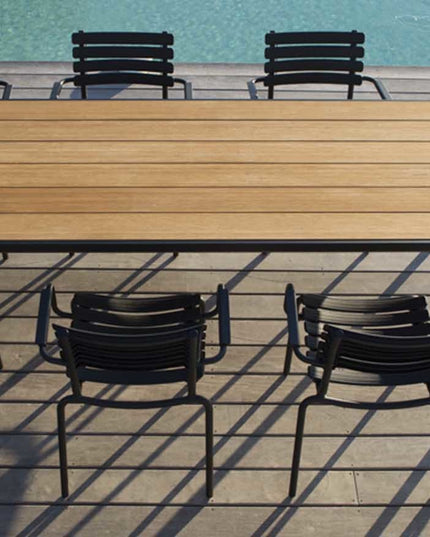 Four garden table | 4 different sizes Black aluminum