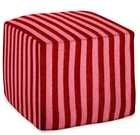Palais | outdoor ottoman Jackie Bordeaux