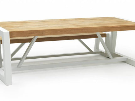 Trento Garden Bank | 220 cm | Matte white