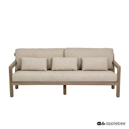 Olive lounge sofa coastal finish