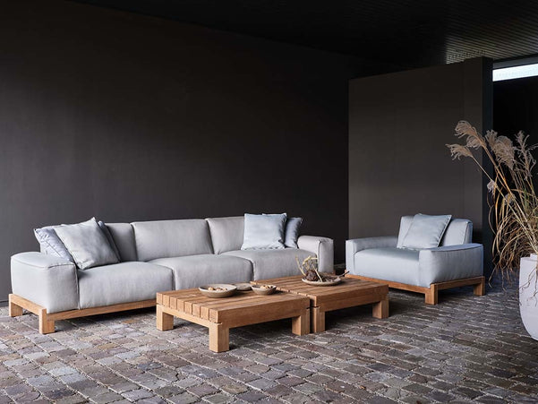 Bente Lounge sofa | 4-Seater with armrest | Piet Boon