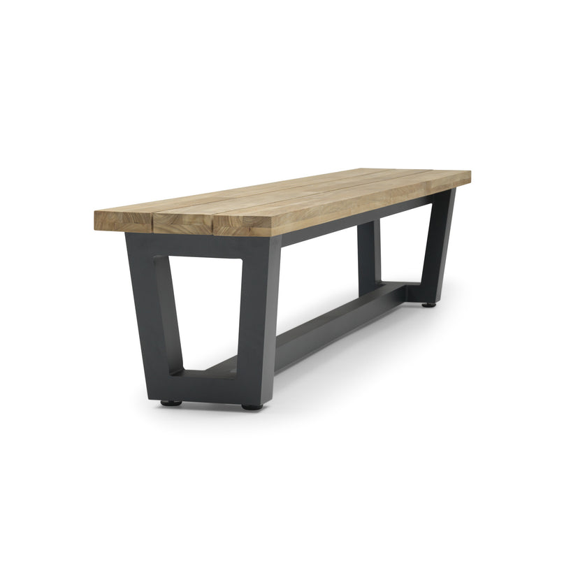 George Garden Bank | Teak & aluminum 280 cm | Now with a 40% discount!