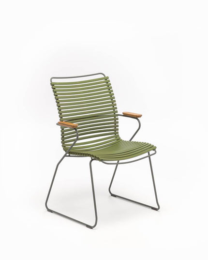 Click garden chair | High back | Various colors