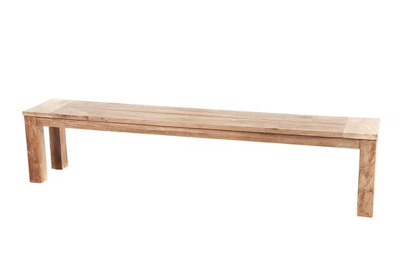 Garden bench James (without back) 210 cm
