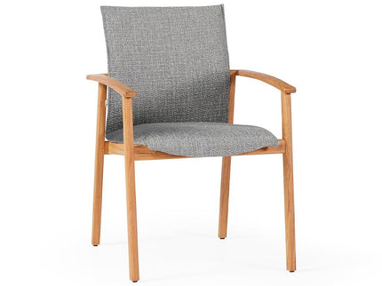 Florine garden chair Teak Frame | 5 dust colors available