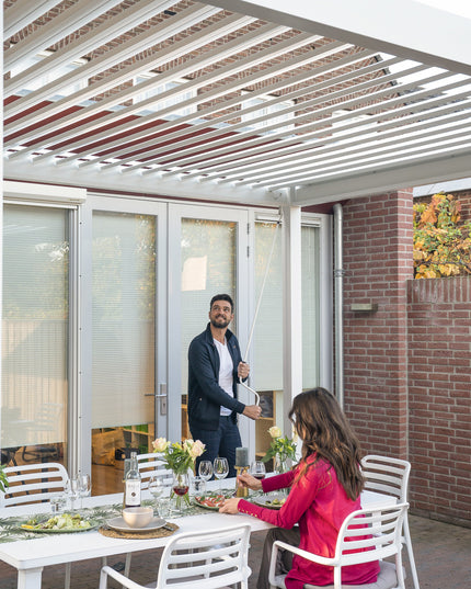 Rota | Terrace covering | Mat White | 360x600x250cm