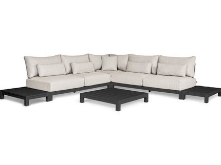 Evora Lounge set | aluminum Small corner setup Setup 1
