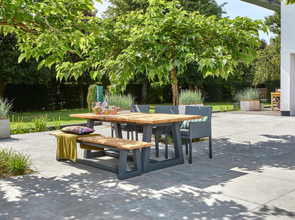 Garden table Ovada | Suns | 220 x 100 cm | Matt Royal Gray