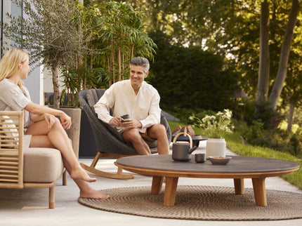 Coffee table aspect | Ø144cm | Fossil Black