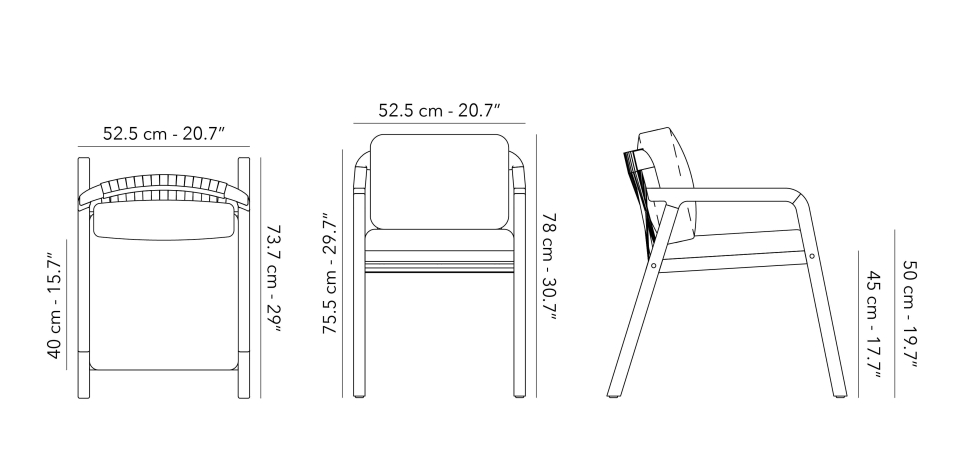 Garden chair Flexx