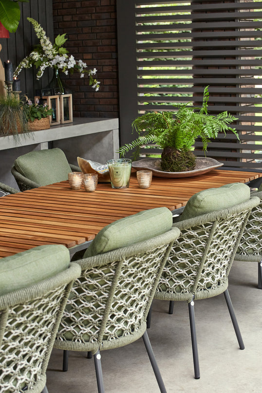 Garden table Rialto | 163/204x100 | 2 colors frames available
