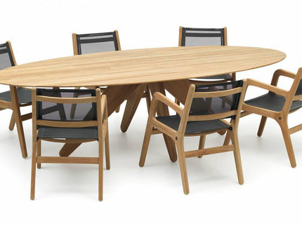 Garden set | Durban garden table 280 cm with nords dining garden chair