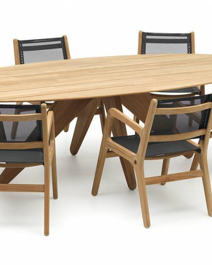 Garden set | Durban garden table 280 cm with nords dining garden chair