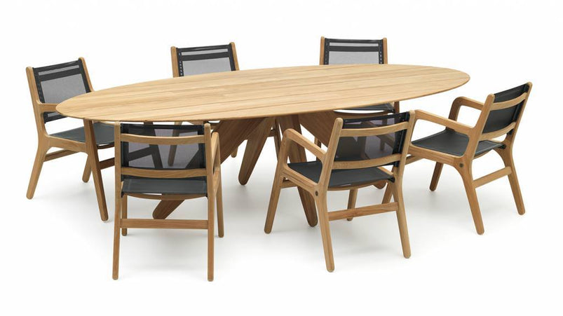 Garden set | Durban garden table 280 cm with nords dining garden chair