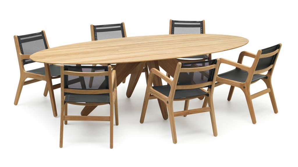 Garden set | Durban garden table 280 cm with nords dining garden chair