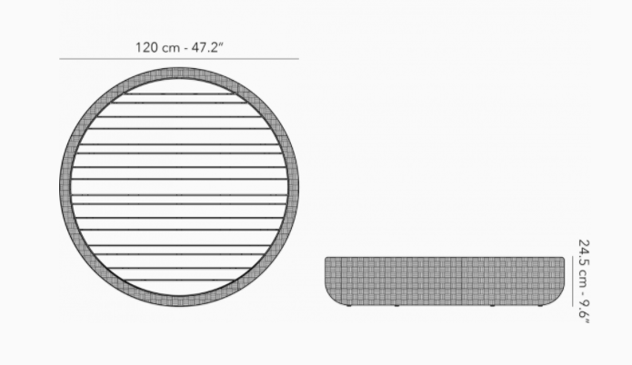 Tugu | Coffee table Large | Jardinico
