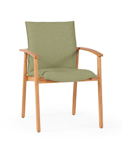 Florine garden chair Teak Frame | 5 dust colors available