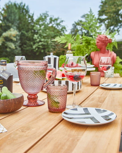 Garden set | Ovada garden table with garden bench and Felice garden chairs
