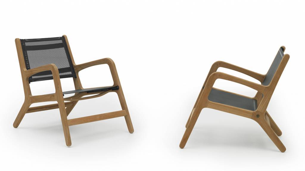 Norden lounge chair | Textileen seat and back